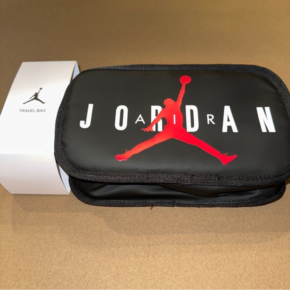 Jordan Bags Nike Air Jordan Travel Dopp Kit Clutch Bag Toiletries Bag Black Rare Poshmark